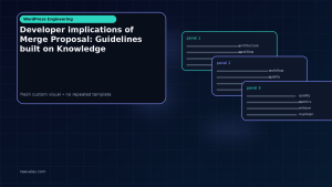 Generated visual related to Developer implications of Merge Proposal: Guidelines built on Knowledge