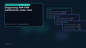 Generated visual related to Diagnosing PHP-FPM bottlenecks under load