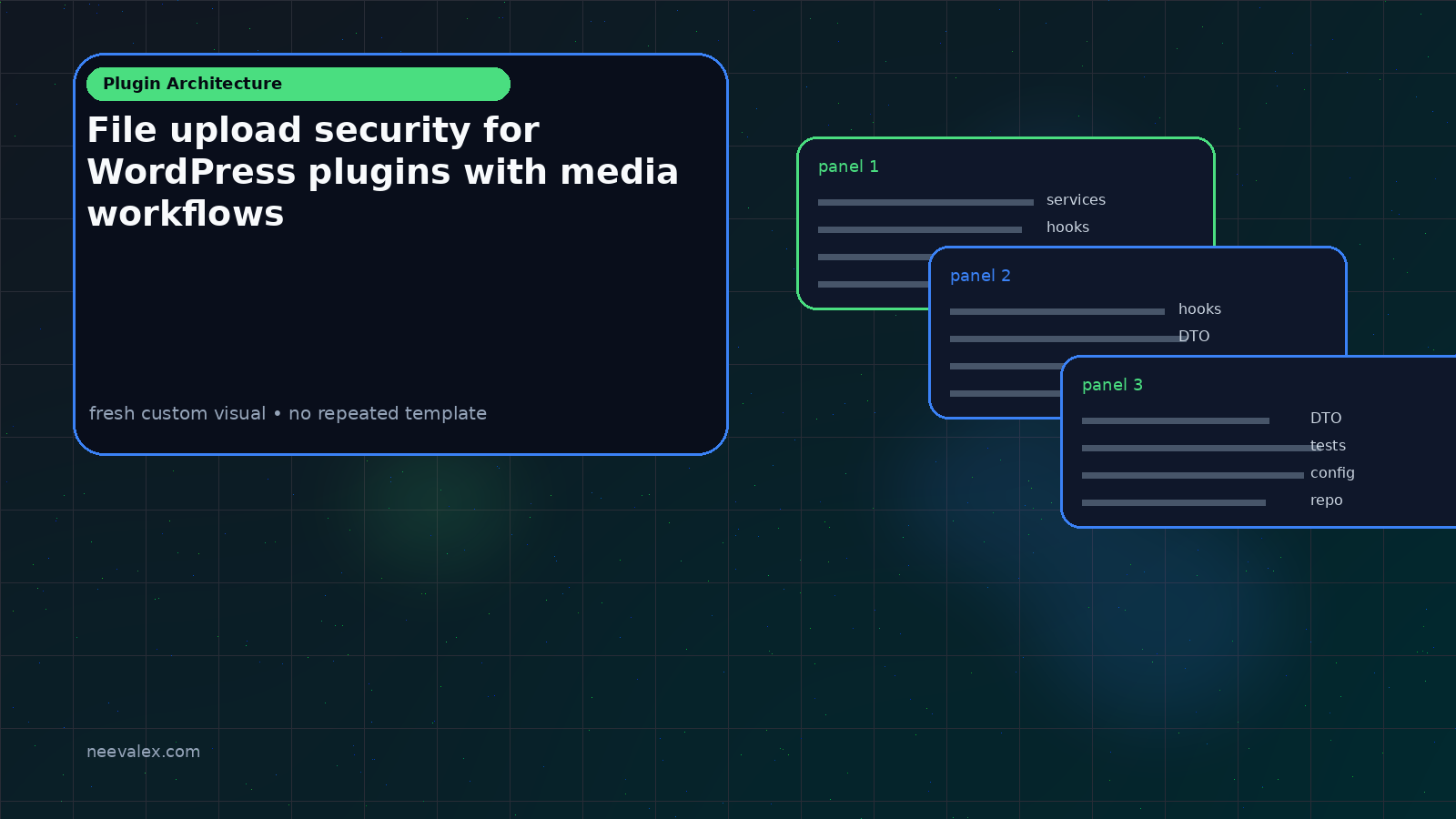 Visual example for File upload security for WordPress plugins with media workflows