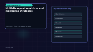 Generated visual related to Multisite operational risks and monitoring strategies