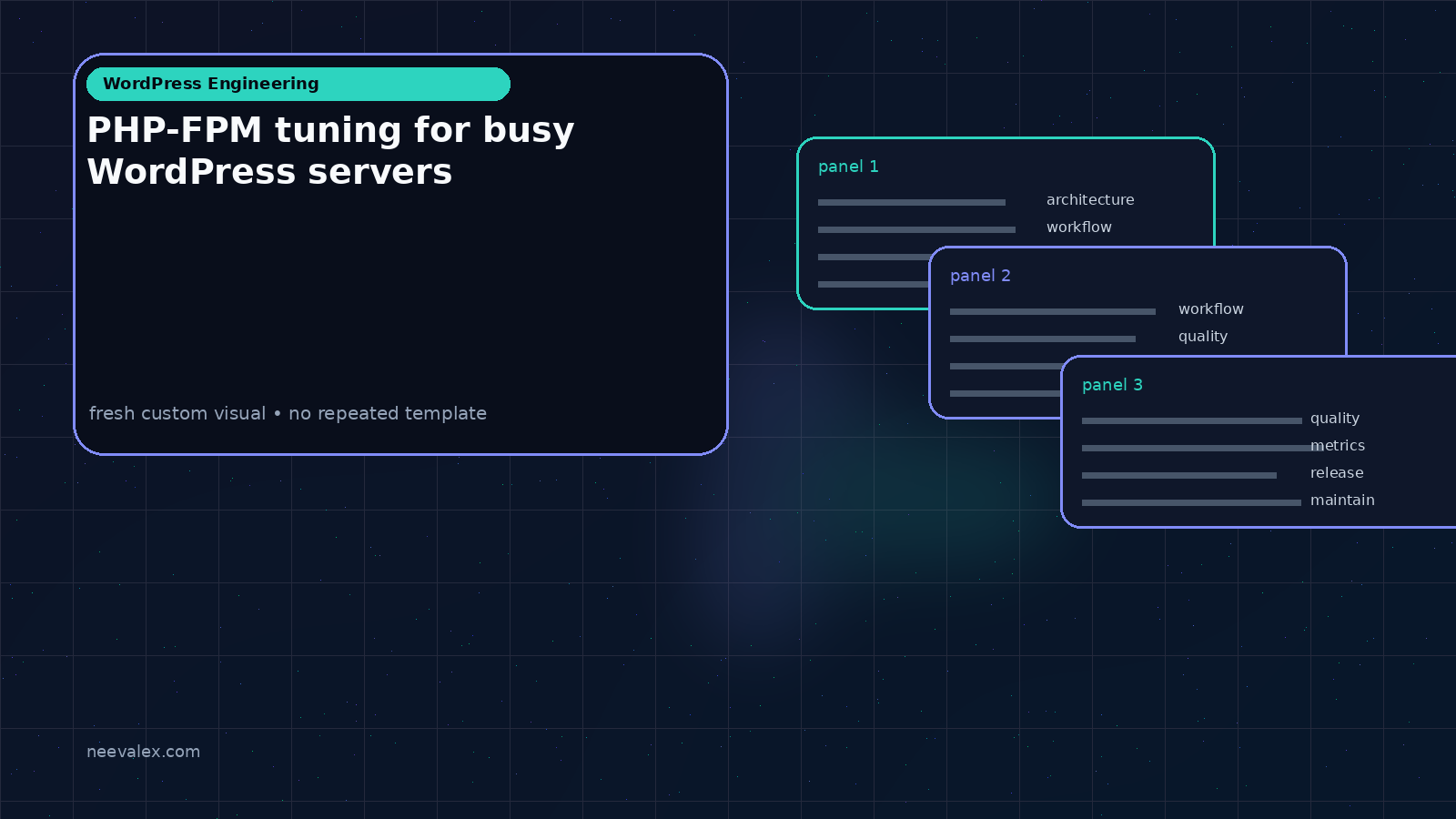 Main article image related to PHP-FPM tuning for busy WordPress servers