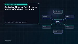 Generated visual related to Reducing Time to First Byte on high-traffic WordPress sites
