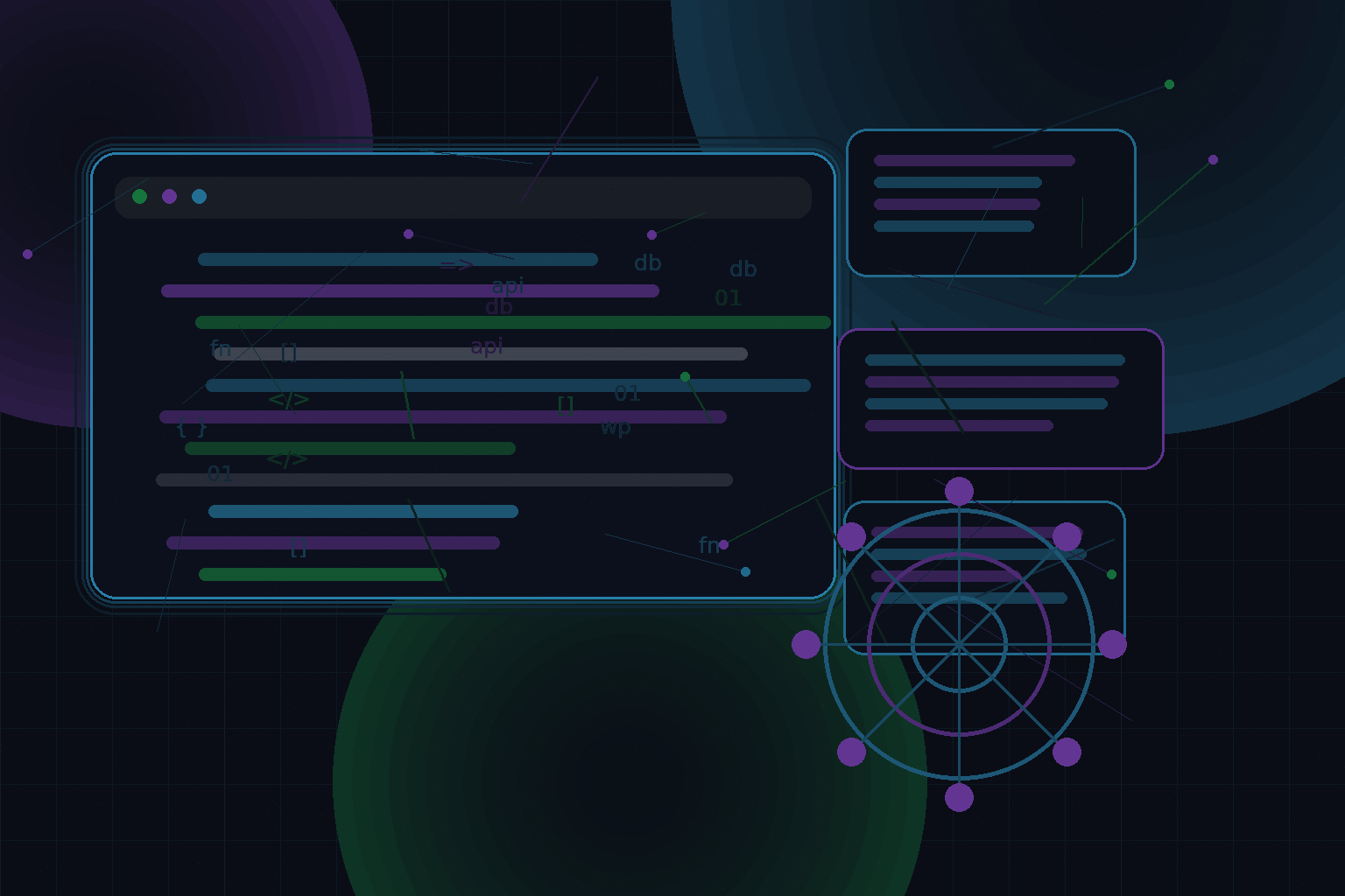 Technical editorial illustration for Headless WordPress + Laravel: practical integration patterns