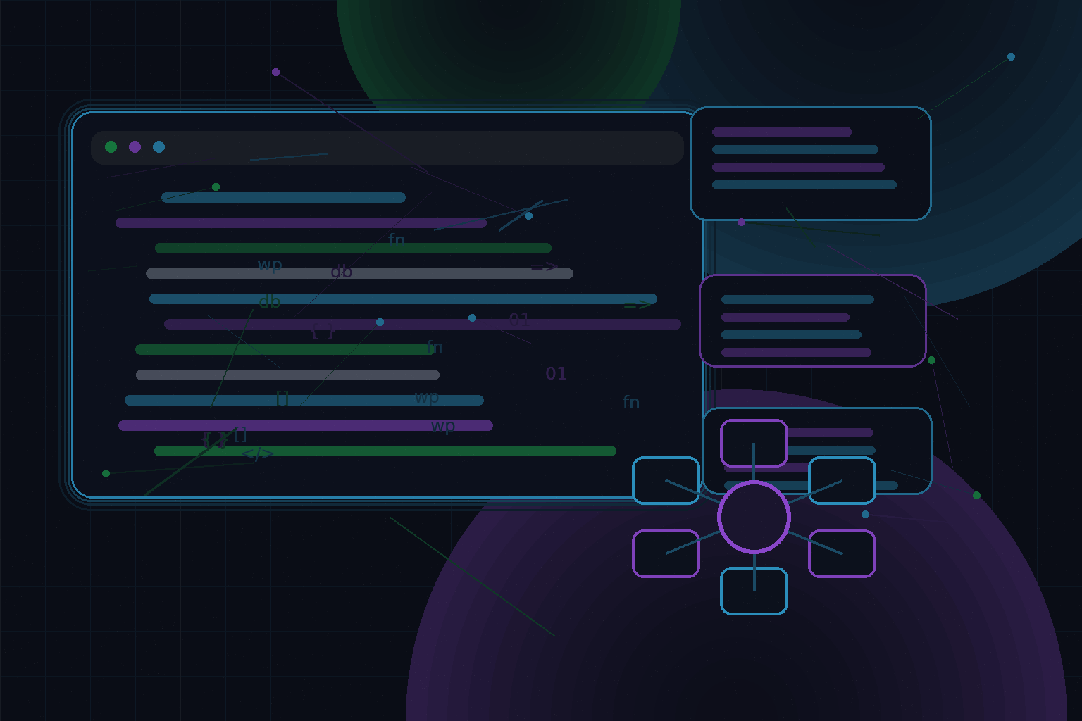 Technical editorial illustration for Scaling WordPress for high traffic: practical checklist