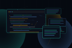 Dark technical editorial illustration for Modern WordPress theme development in 2026: tooling, WP Rig, and best practices
