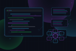 Dark technical editorial illustration for WordPress optimisation