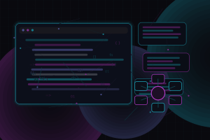 Dark technical editorial illustration for WordPress optimisation