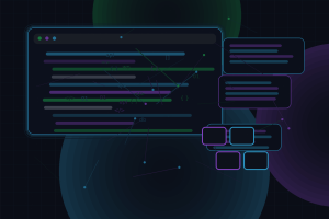Dark technical editorial illustration for WordPress and LiteSpeed server benefits