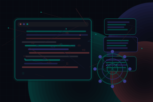 Dark technical editorial illustration for Using web scraping and data pipelines to enrich WordPress content