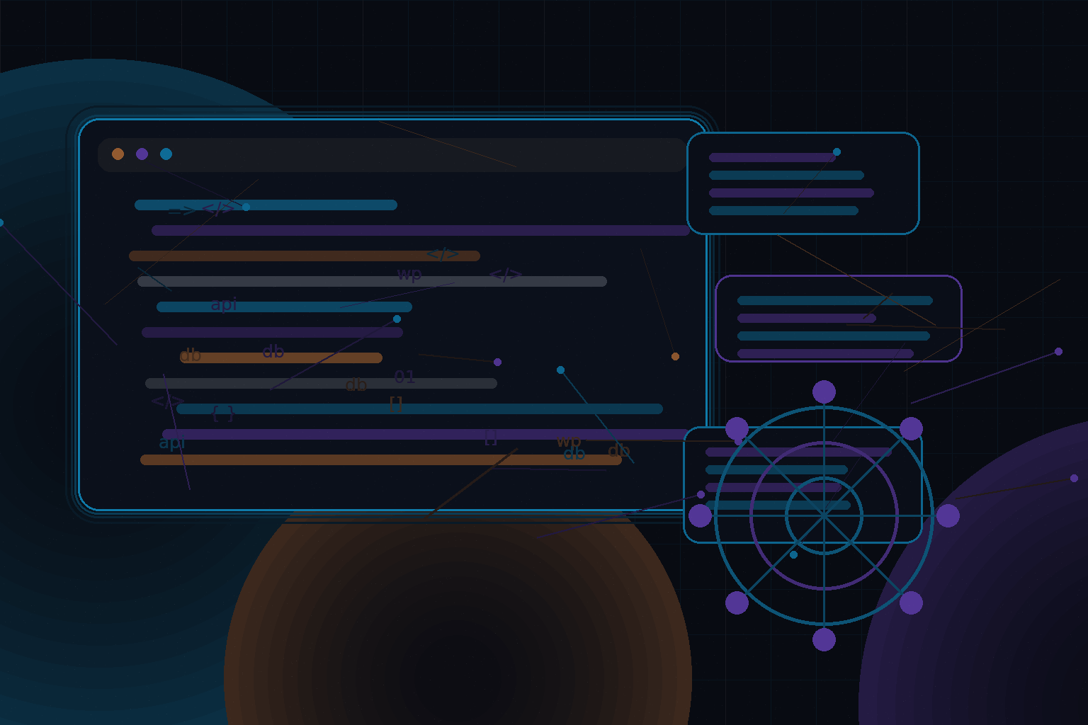 Technical editorial illustration for Using web scraping and data pipelines to enrich WordPress content