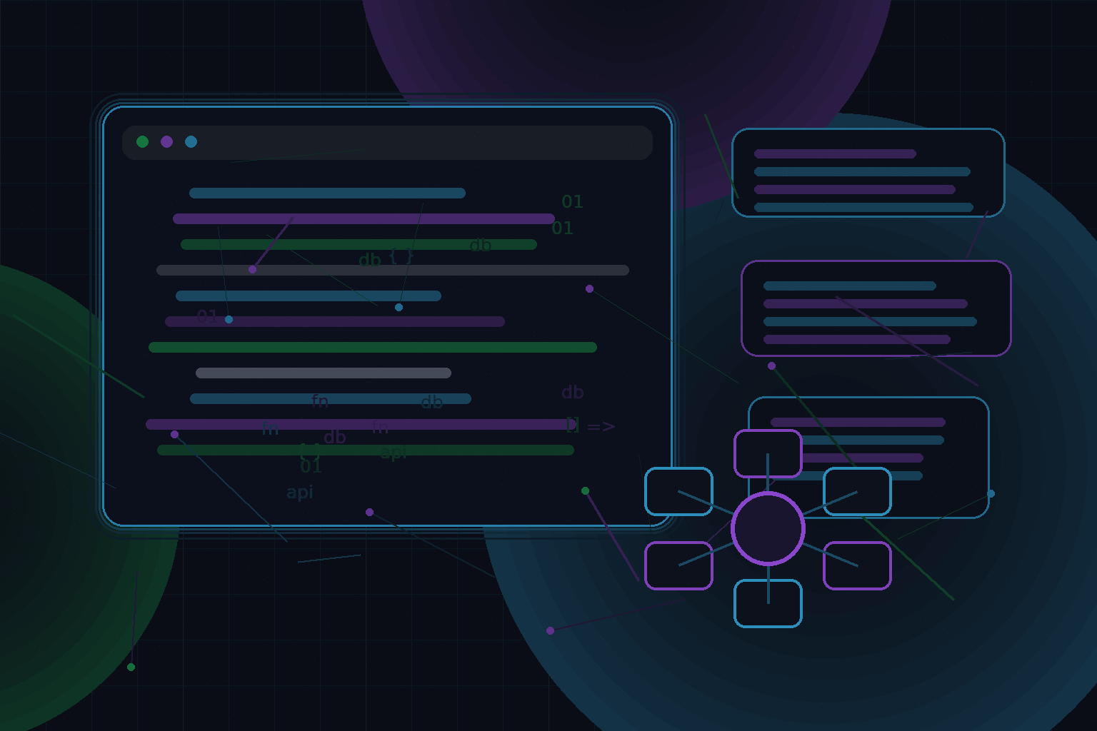 Technical editorial illustration for Automating backups, monitoring, and updates for WordPress sites