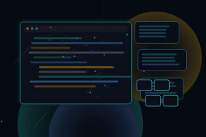 Dark technical editorial illustration for WordPress and LiteSpeed server benefits