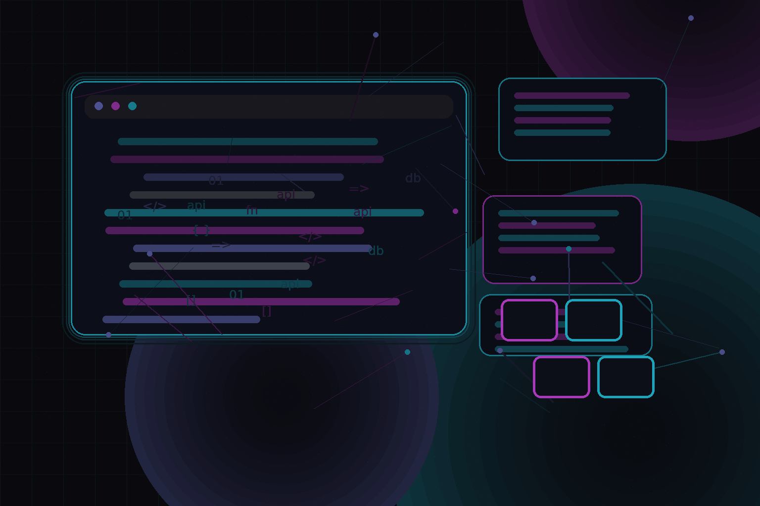 Technical editorial illustration for WordPress and LiteSpeed server benefits