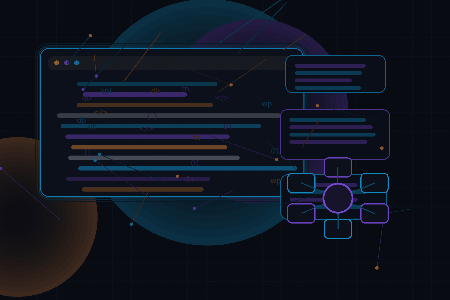 Technical editorial illustration for Migrating legacy PHP websites to modern WordPress architecture