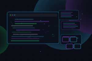 Dark technical editorial illustration for WordPress and LiteSpeed server benefits