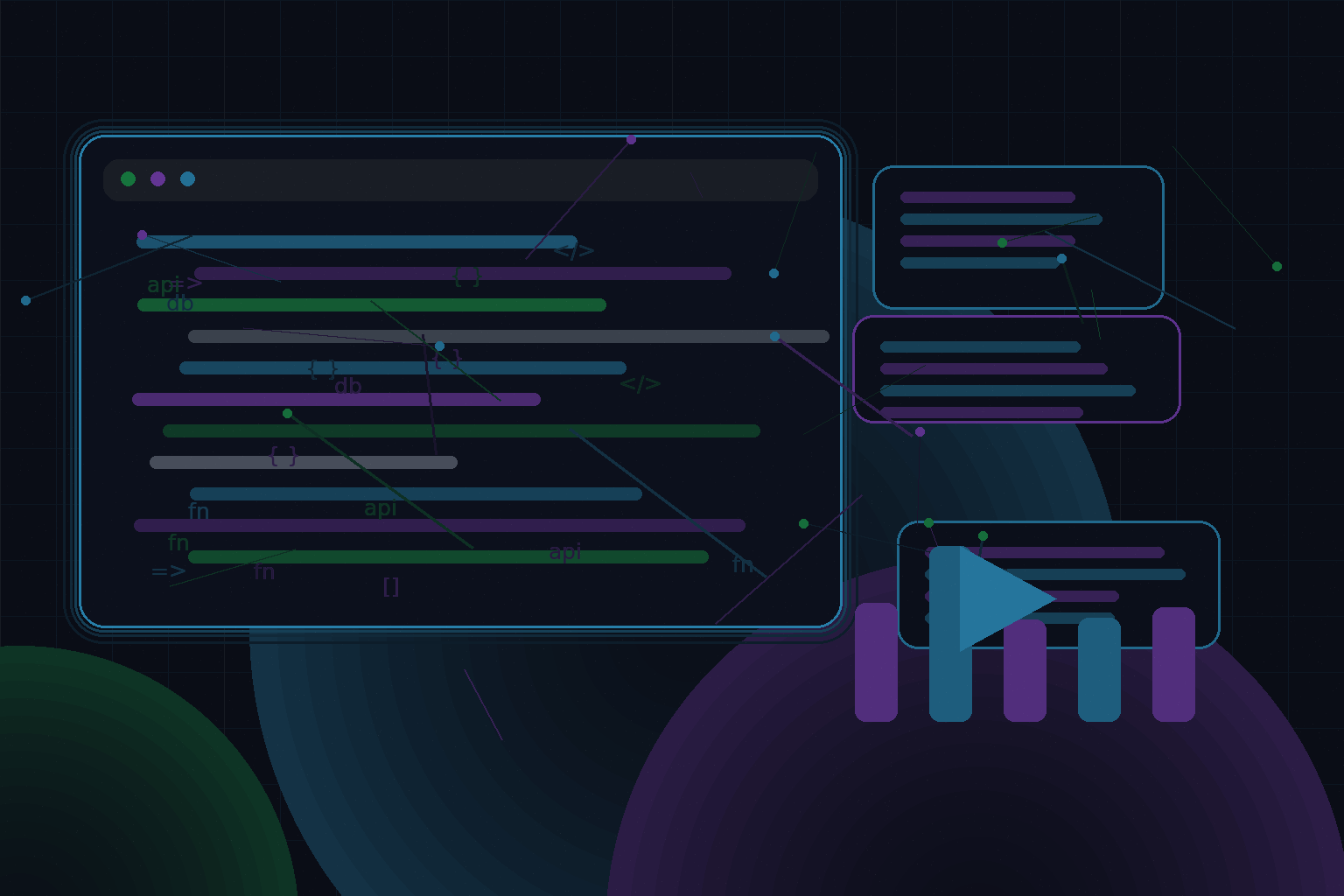 Technical editorial illustration for Scaling WordPress media, images, and caching for faster page loads