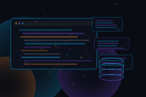 Dark technical editorial illustration for WordPress performance debugging with Query Monitor, Xdebug, slow logs, and real user metrics