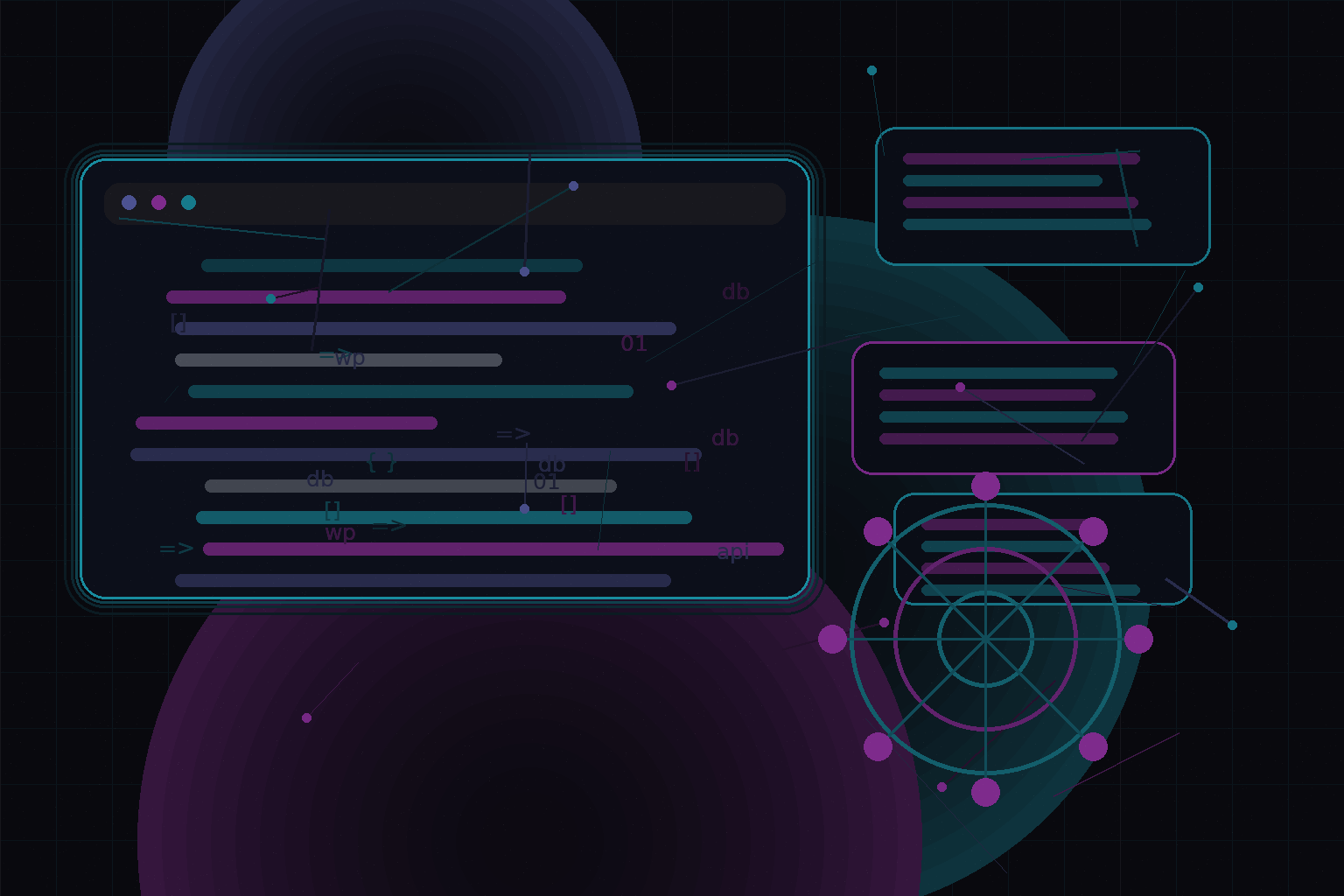 Technical editorial illustration for Building secure WordPress REST API endpoints for internal business tools