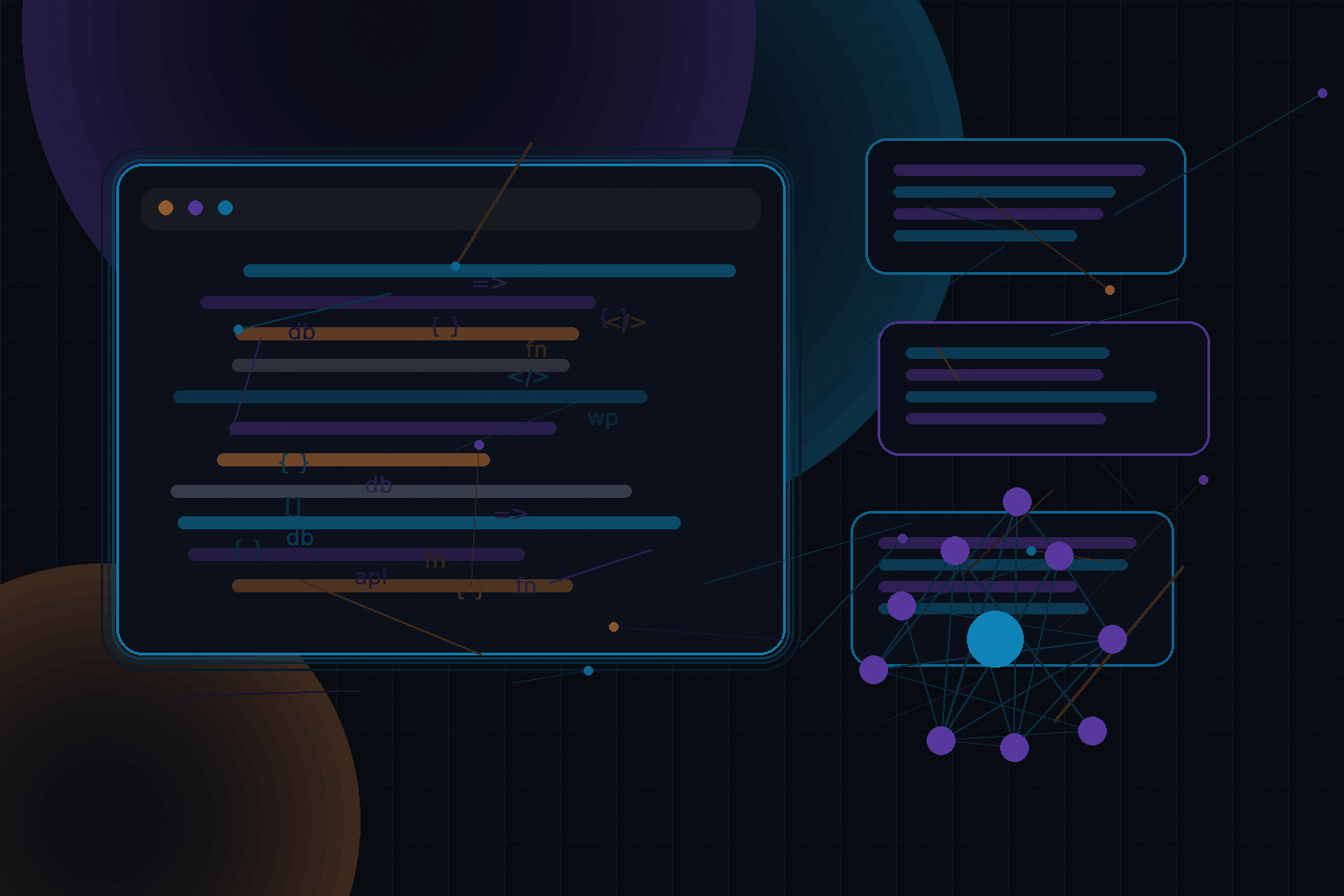 Technical editorial illustration for Designing WordPress background jobs for imports, emails, syncs, and long-running tasks