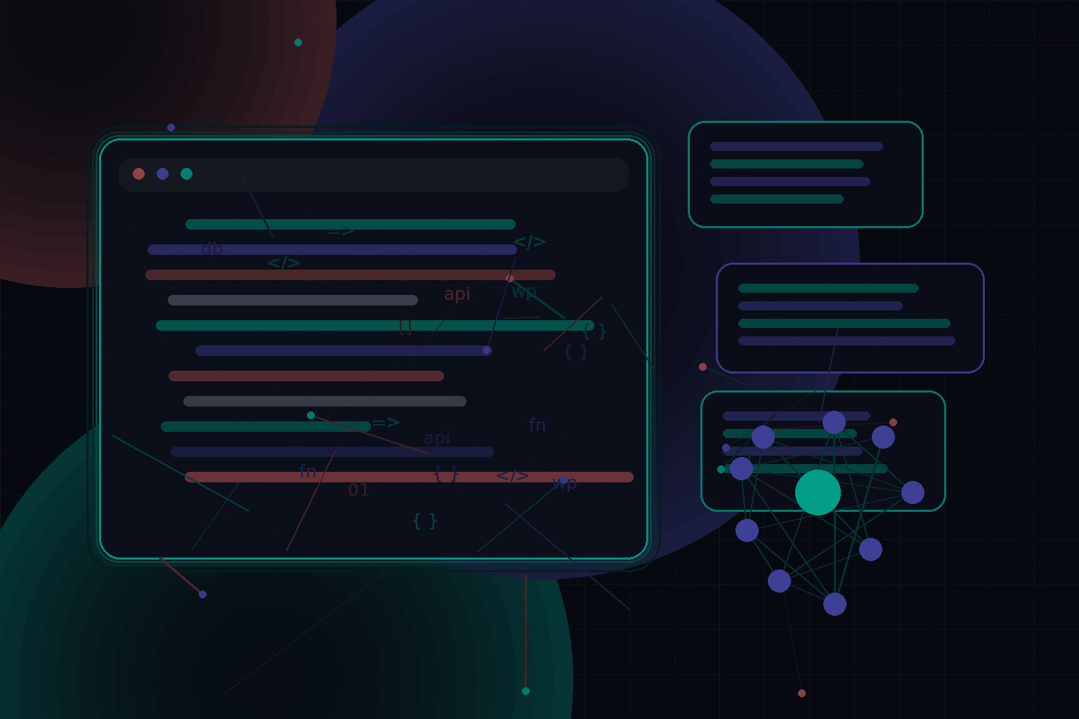 Technical editorial illustration for Designing WordPress background jobs for imports, emails, syncs, and long-running tasks