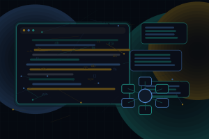 Dark technical editorial illustration for Building private client portals on WordPress with custom post types and secure dashboards