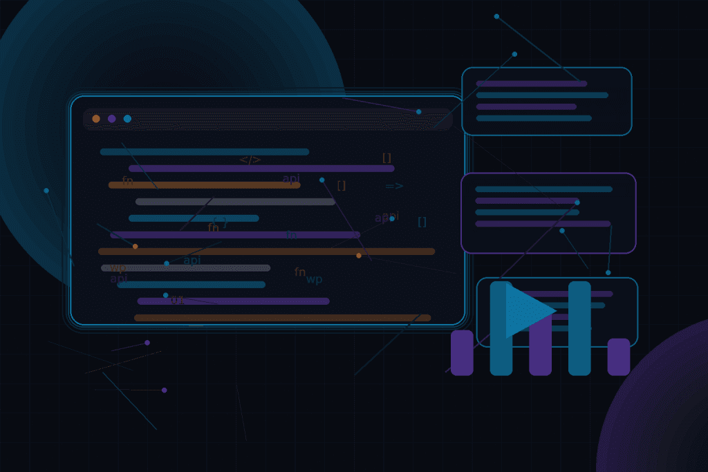 Dark technical editorial illustration for WordPress image optimization strategy for mobile-first websites