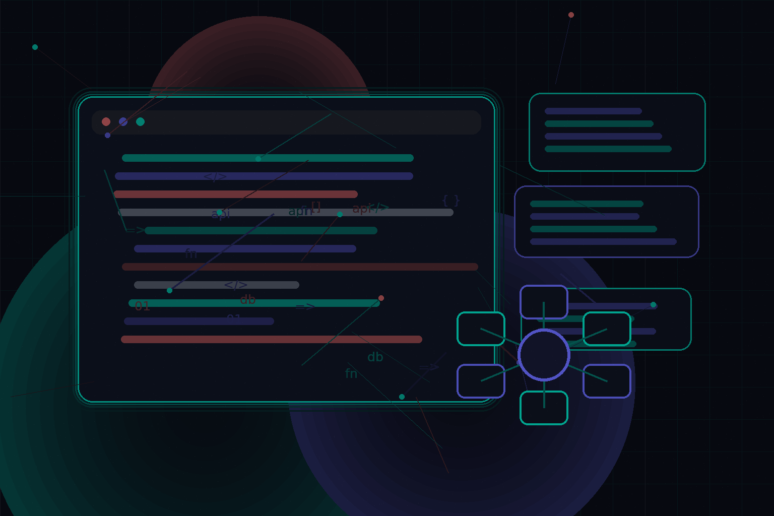 Technical editorial illustration for Building custom WordPress admin pages for internal business tools