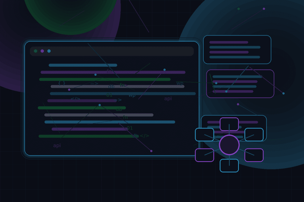 Dark technical editorial illustration for Secure file uploads in WordPress plugins and custom forms