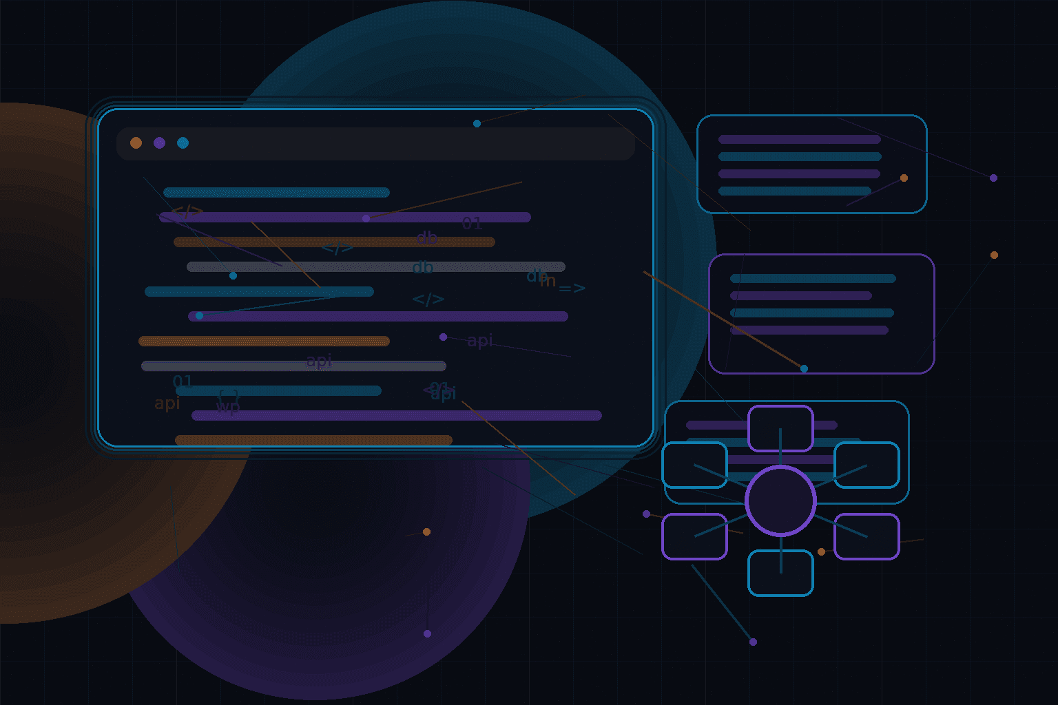 Technical editorial illustration for How to structure custom post types for scalable business websites
