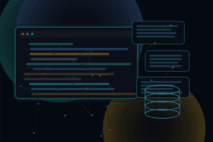 Dark technical editorial illustration for Database migrations for WordPress projects: safe patterns and common mistakes