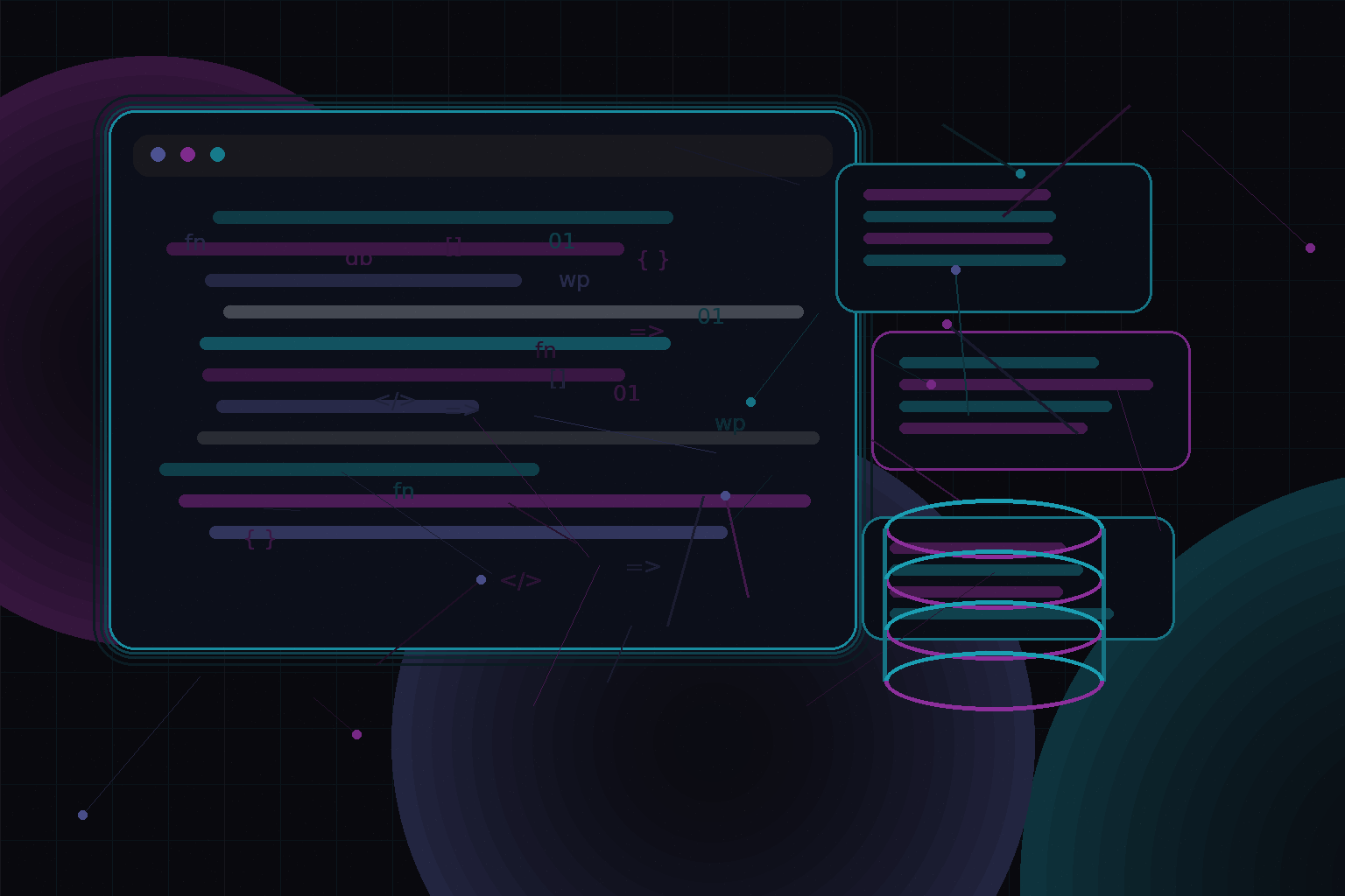 Technical editorial illustration for Database migrations for WordPress projects: safe patterns and common mistakes