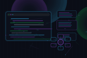 Dark technical editorial illustration for WordPress technical debt: how to refactor old sites without breaking revenue