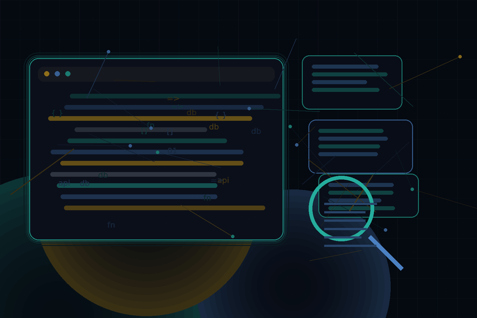 Technical editorial illustration for Building semantic search for a WordPress knowledge base