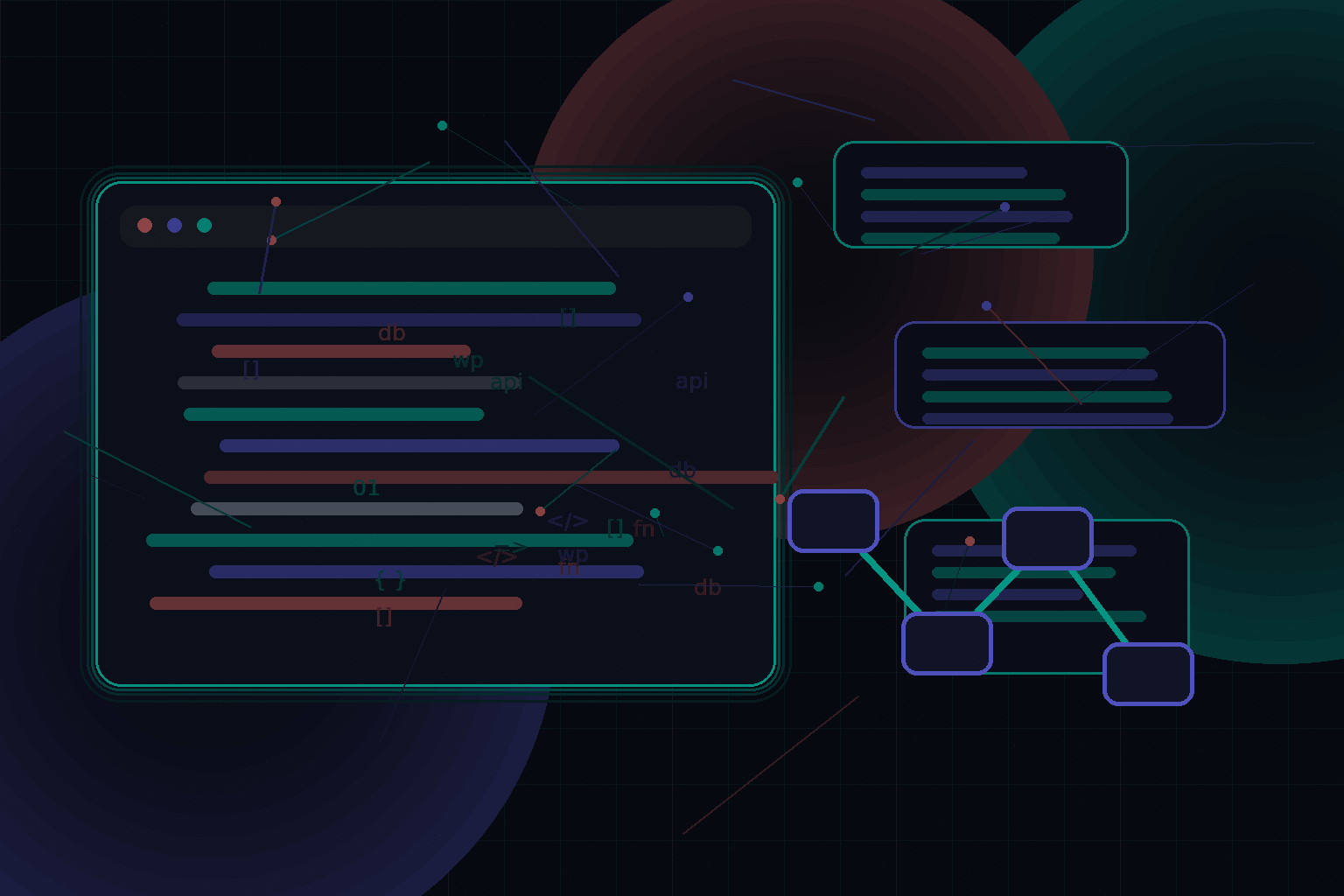 Technical editorial illustration for Connecting AI agents to GitHub, WordPress, and monitoring tools