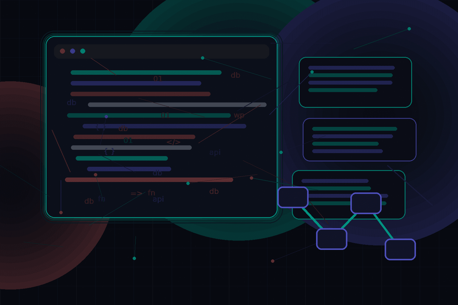 Technical editorial illustration for Connecting AI agents to GitHub, WordPress, and monitoring tools