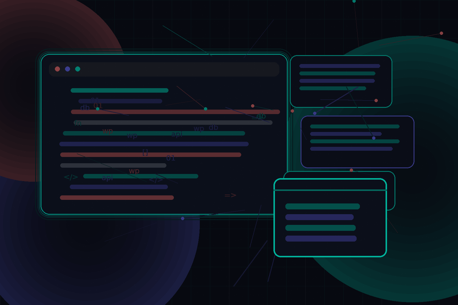 Technical editorial illustration for TypeScript patterns that reduce bugs in React projects