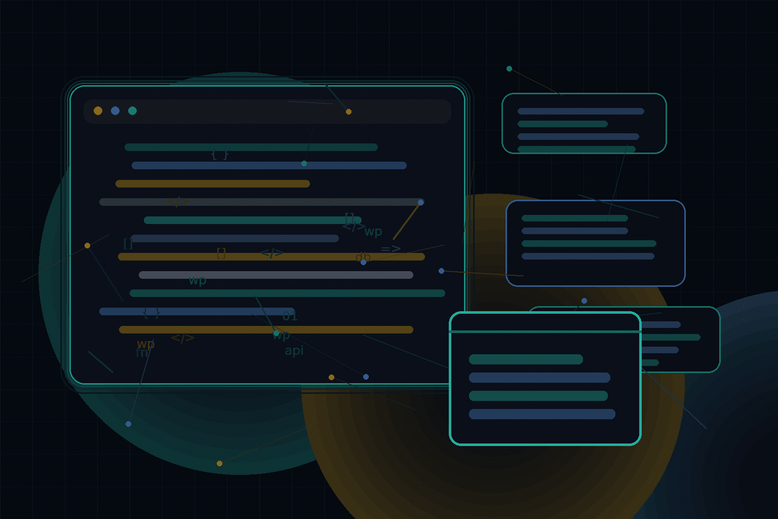 Technical editorial illustration for TypeScript patterns that reduce bugs in React projects