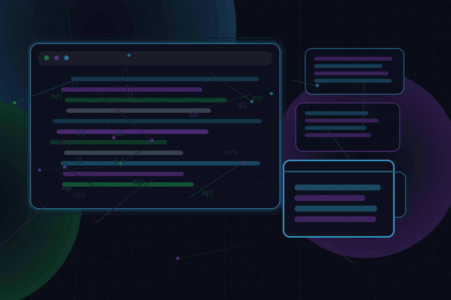 Technical editorial illustration for TypeScript patterns that reduce bugs in React projects