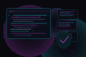 Dark technical editorial illustration for Using Cloudflare rules for WordPress performance and security
