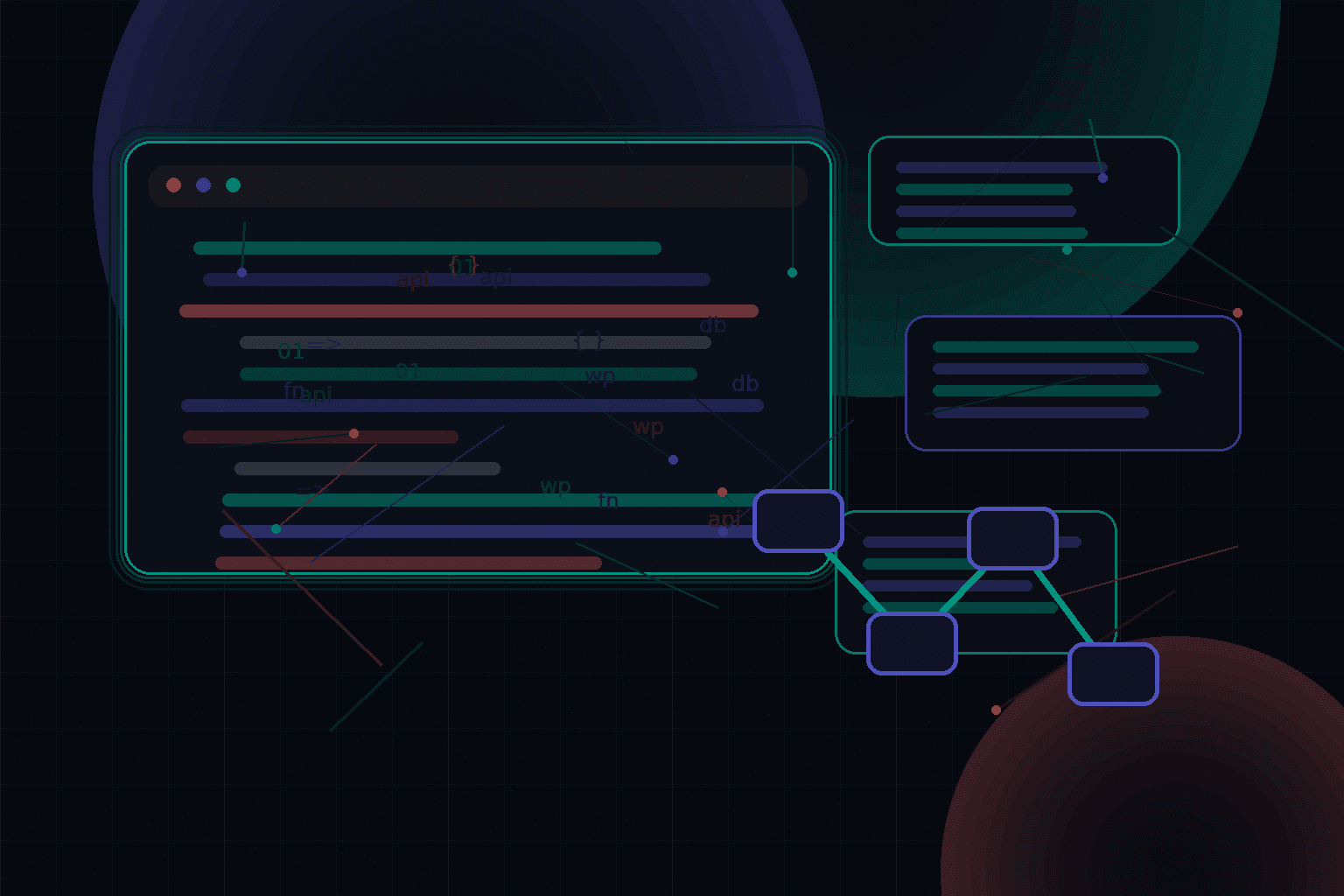 Technical editorial illustration for Deploying WordPress with zero downtime using GitHub Actions