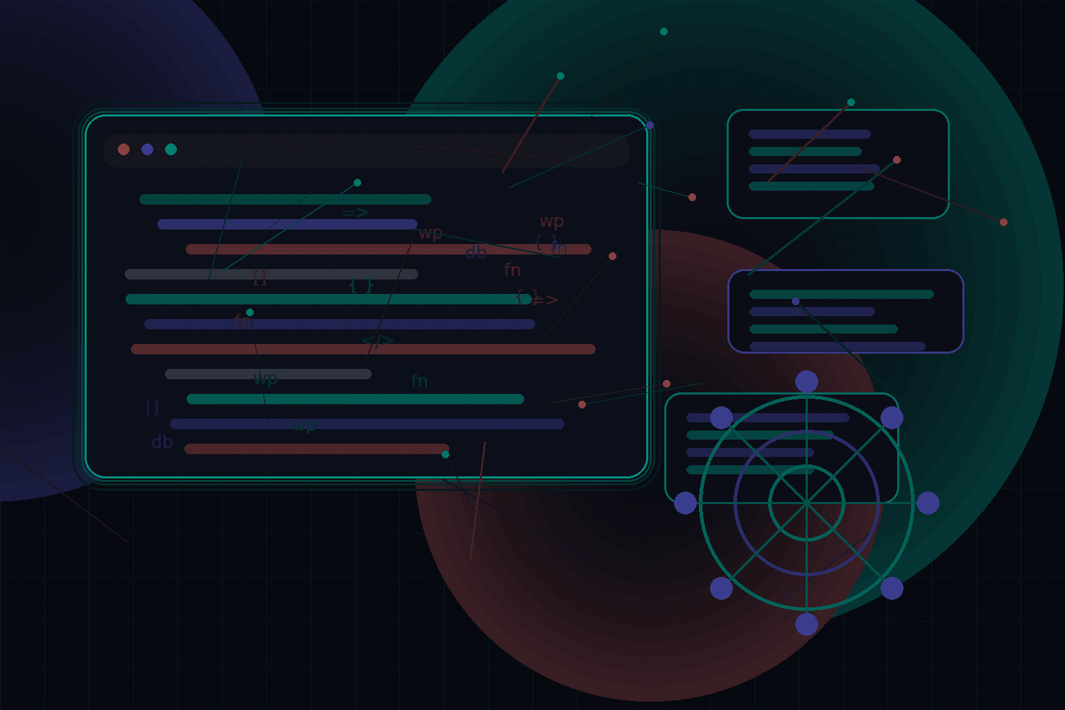 Technical editorial illustration for Idempotency keys for WordPress webhook integrations