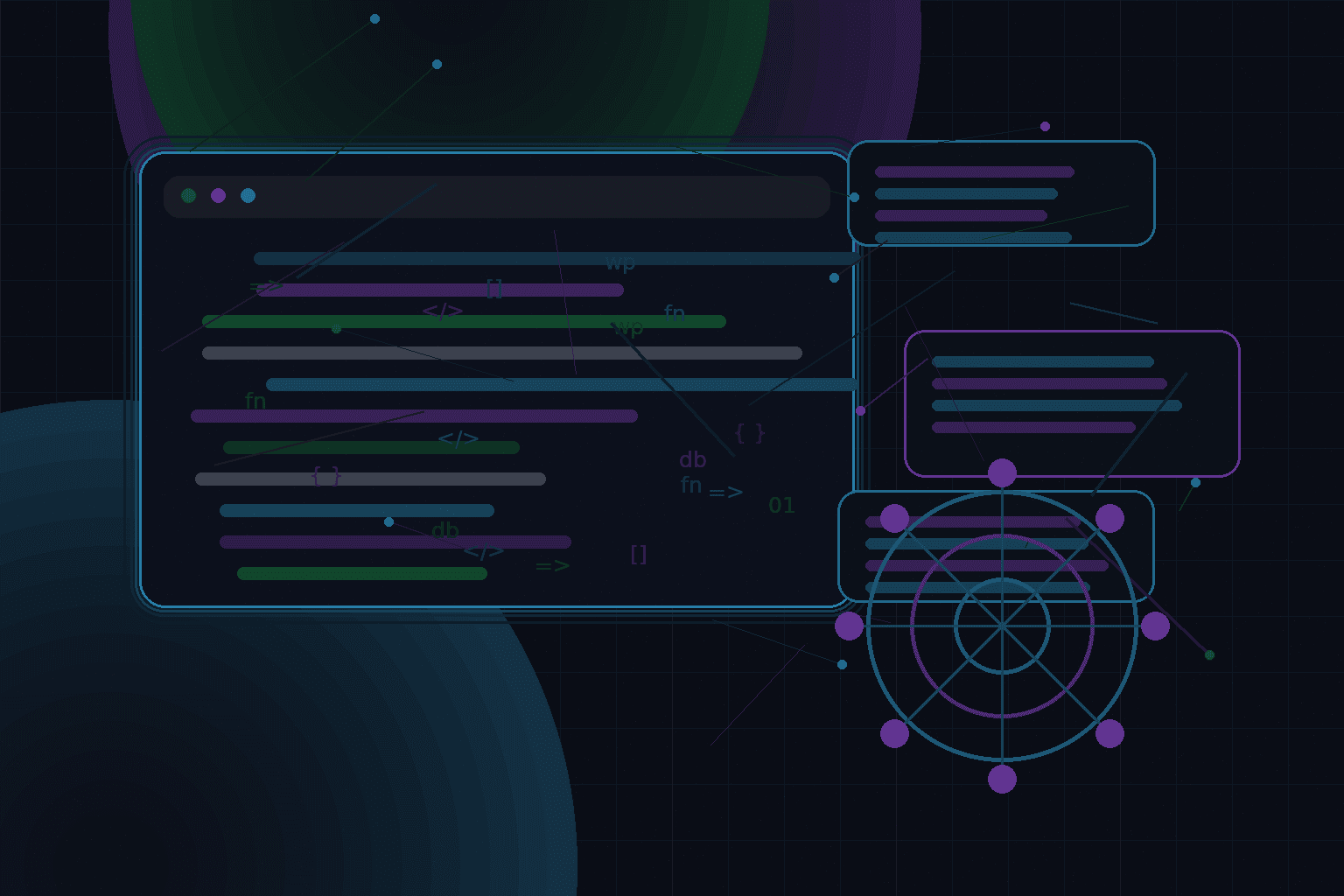 Technical editorial illustration for Idempotency keys for WordPress webhook integrations