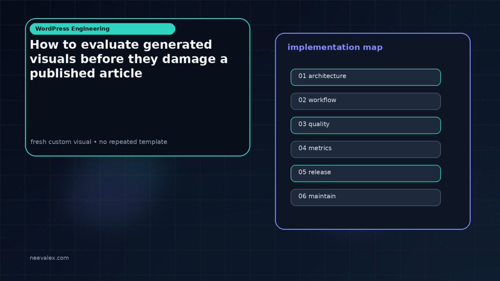 Generated visual related to How to evaluate generated visuals before they damage a published article