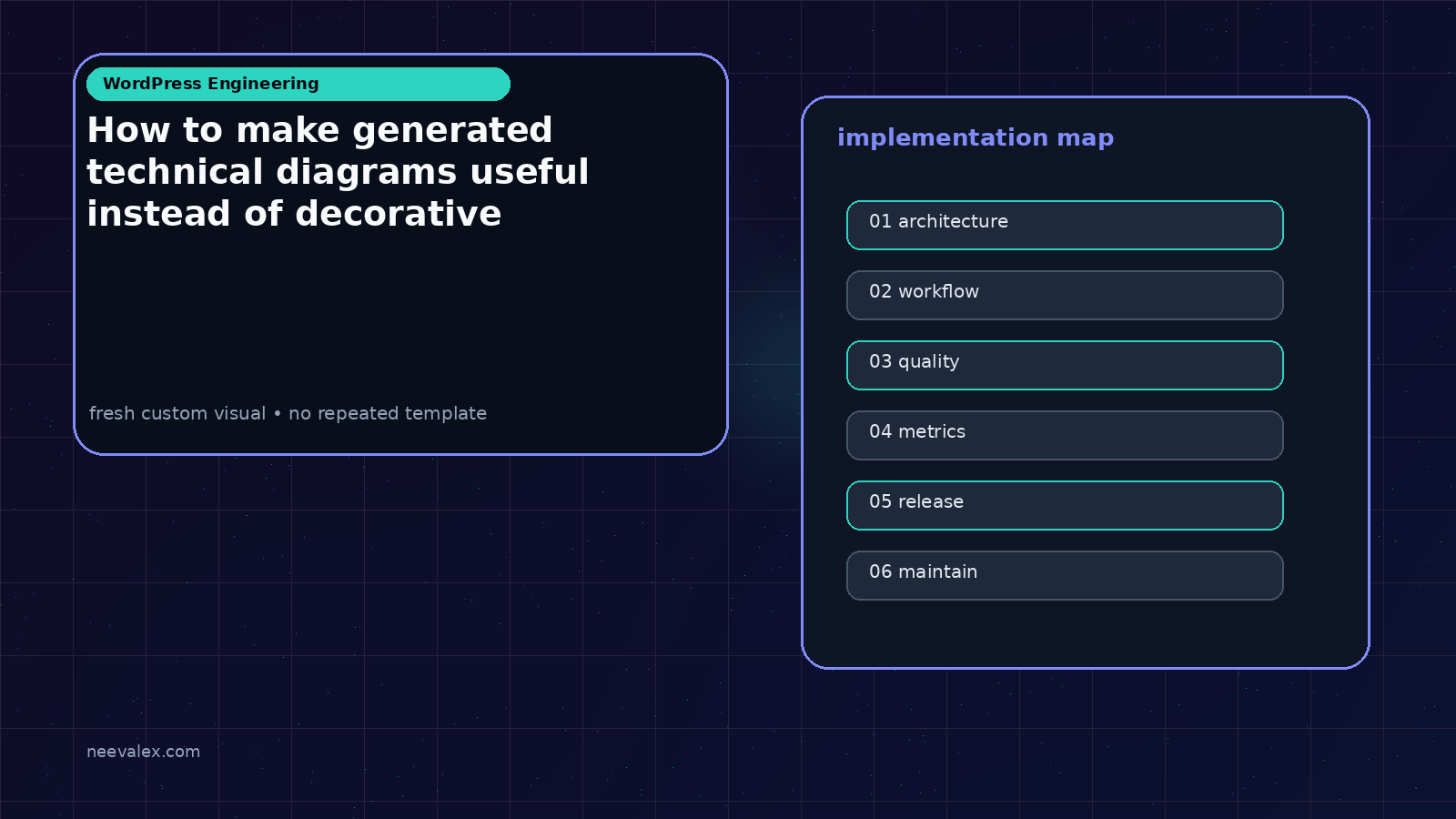 Visual example for How to make generated technical diagrams useful instead of decorative